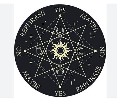 DOWSING BOARD STAR DESIGN (BLACK COLOUR)