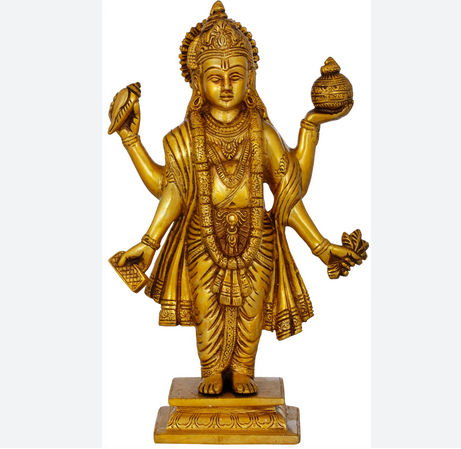 Dhanvantri Idol (Brass)
