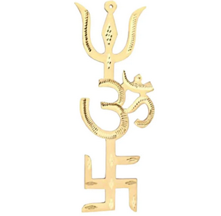 Trishul om Swastik Idol
