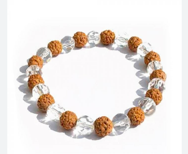 Sphatik+Rudra   (5 Mukhi)