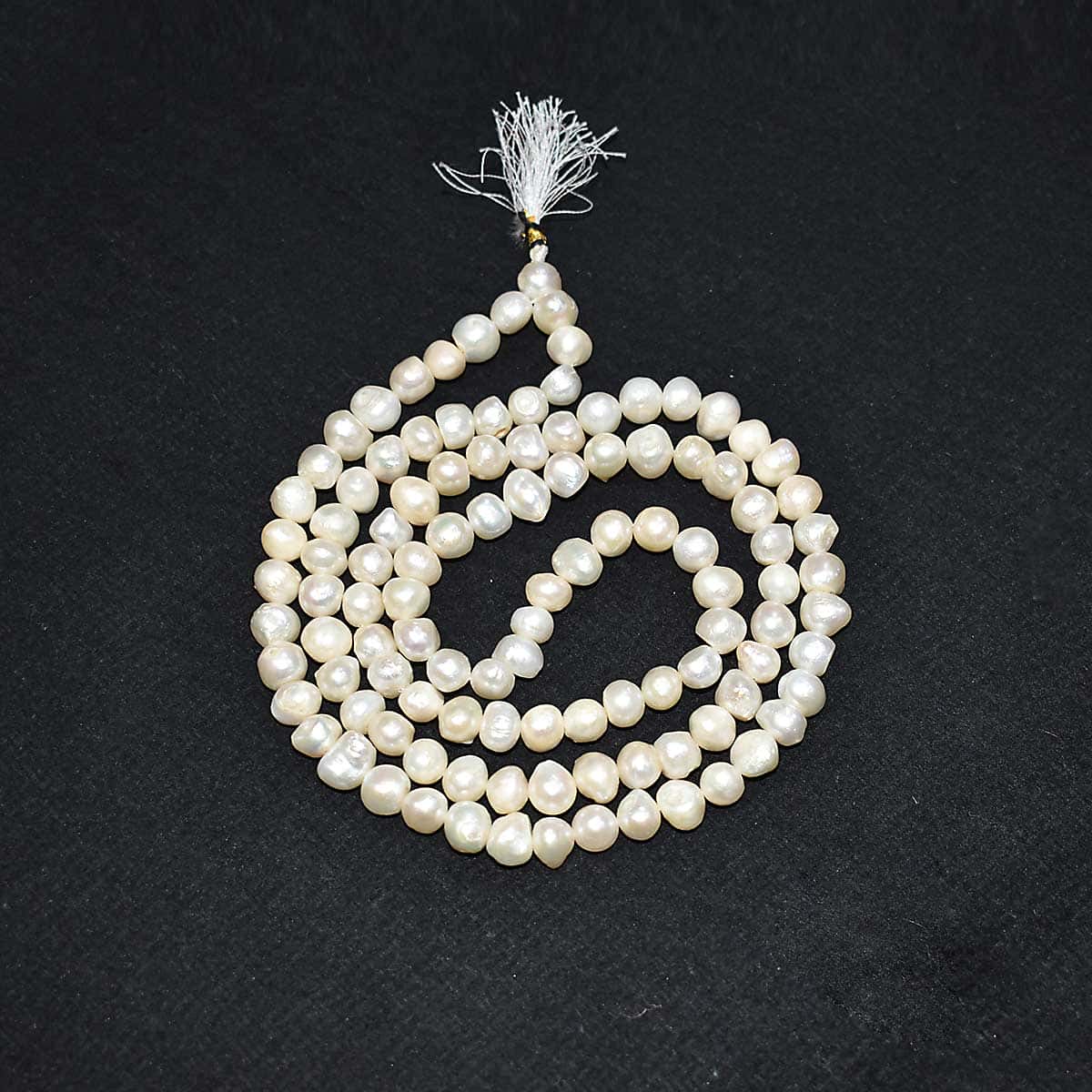Moti Necklace (White, Single)